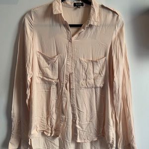 Bershka peach blouse size S